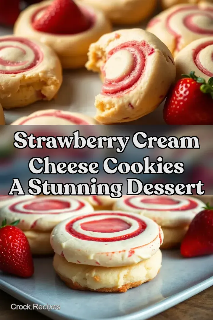 Strawberry Cream Cheese Cookies A Stunning Dessert