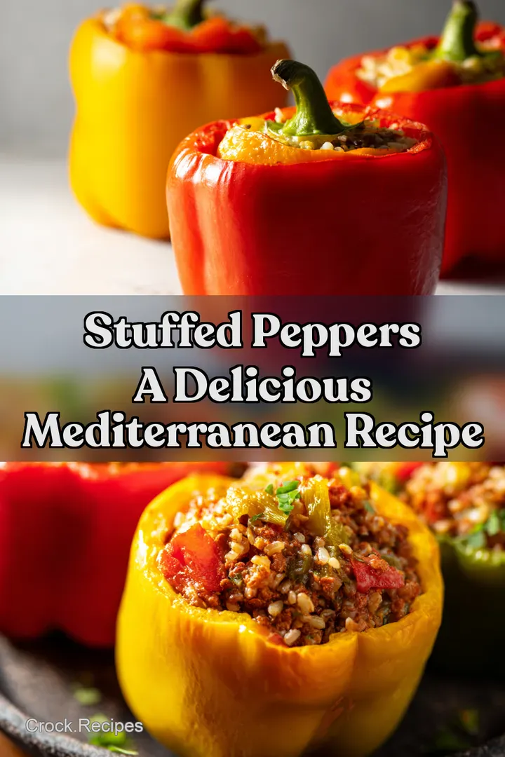 Stuffed Peppers A Delicious Mediterranean Recipe