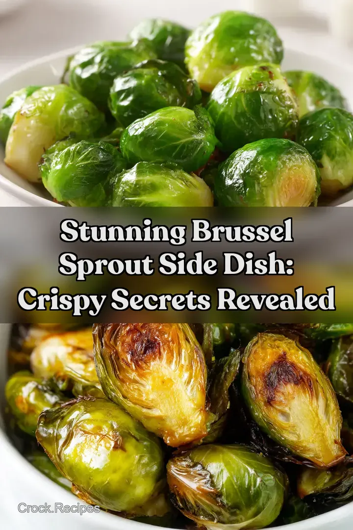 Stunning Brussel Sprout Side Dish: Crispy Secrets Revealed