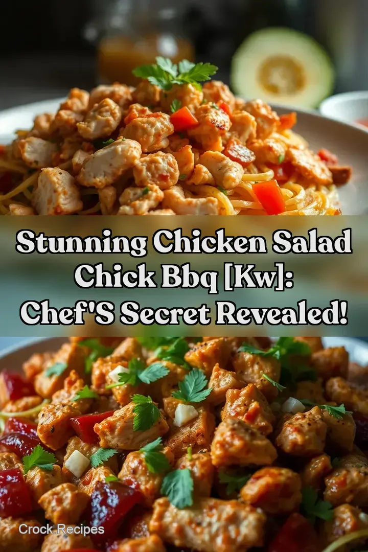 Stunning Chicken Salad Chick BBQ [kw]: Chef s Secret Revealed!