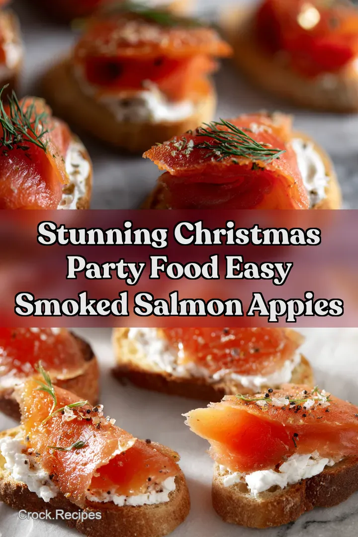 Stunning Christmas Party Food Easy Smoked Salmon Appies
