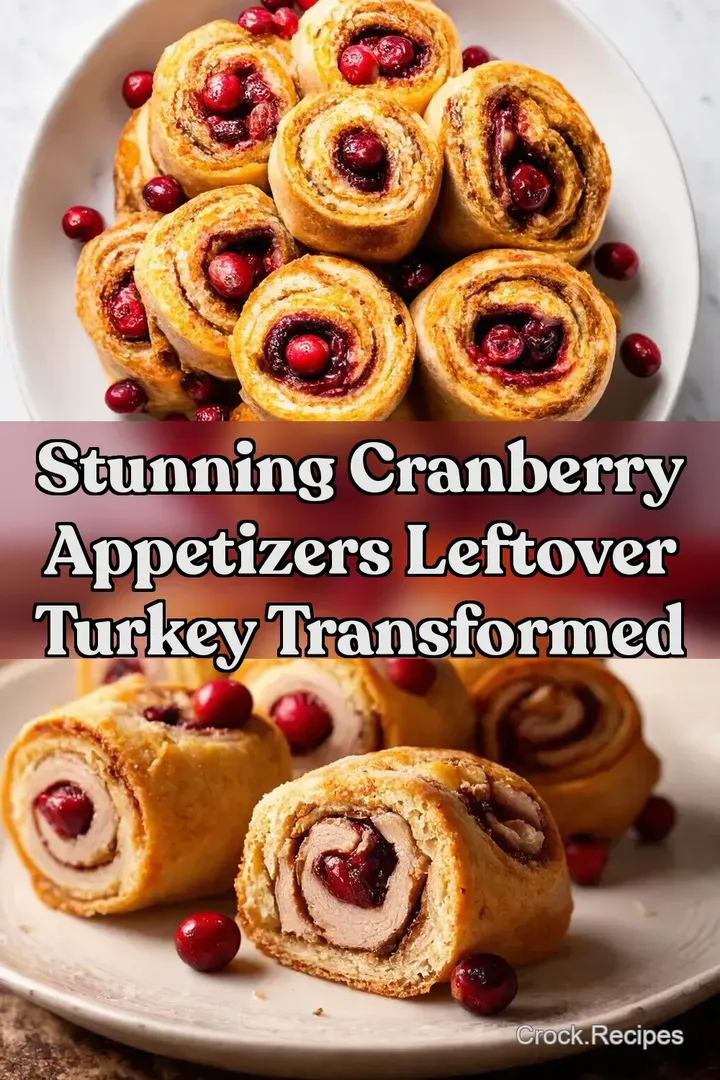Stunning Cranberry Appetizers Leftover Turkey Transformed