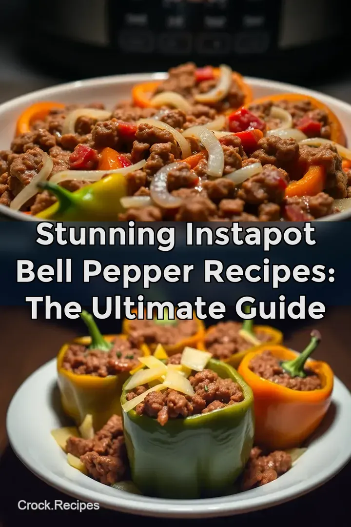 Stunning Instapot Bell Pepper Recipes: The Ultimate Guide