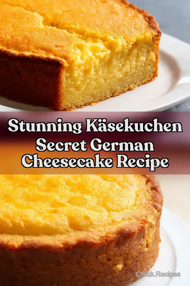 Stunning K&auml;sekuchen Secret German Cheesecake Recipe