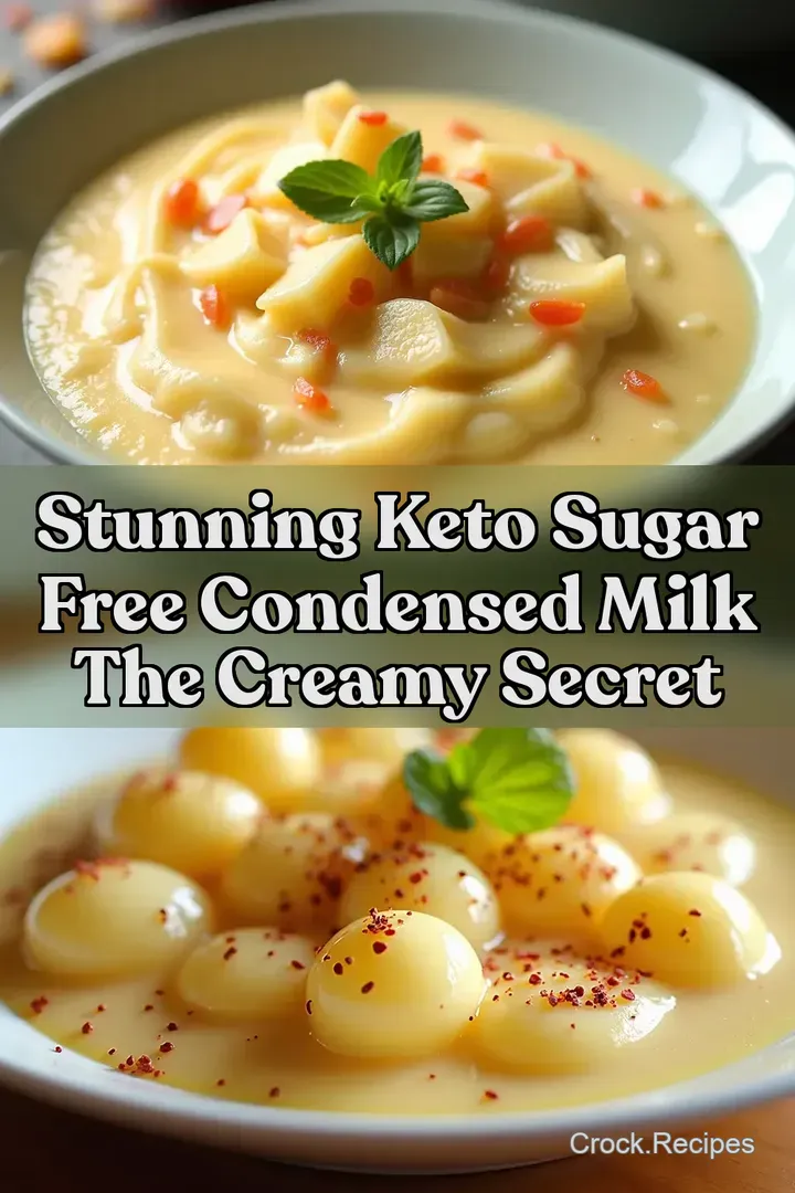 Stunning Keto Sugar Free Condensed Milk The Creamy Secret