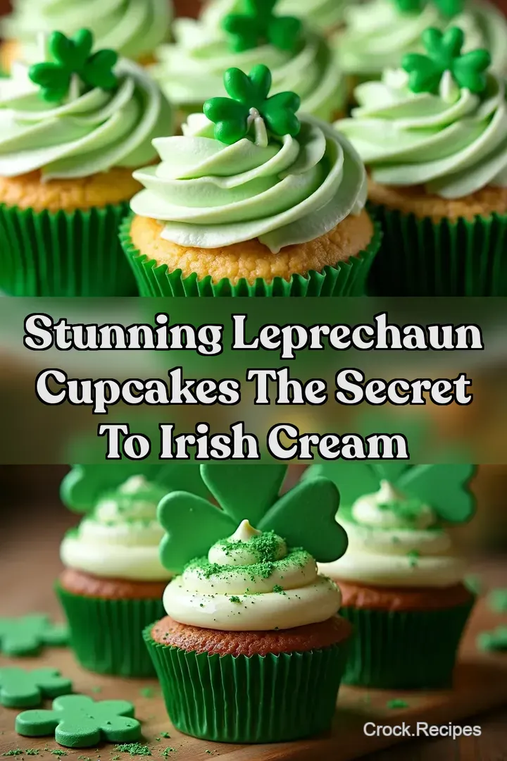 Stunning Leprechaun Cupcakes The Secret to Irish Cream
