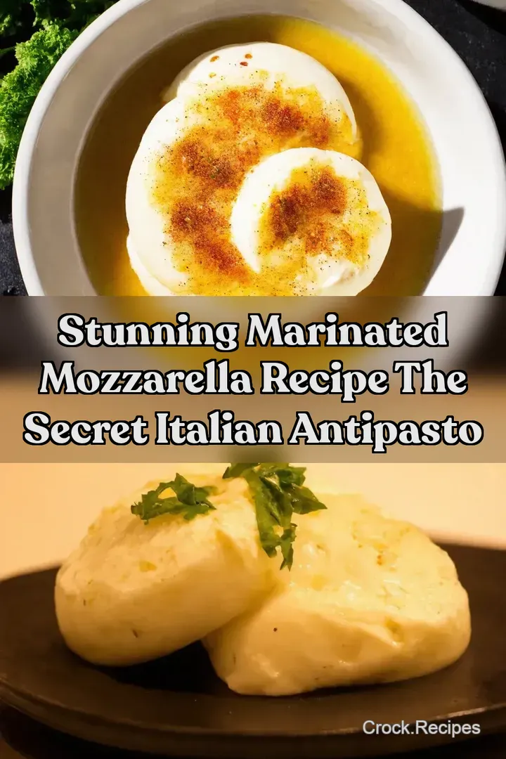 Stunning Marinated Mozzarella Recipe The Secret Italian Antipasto