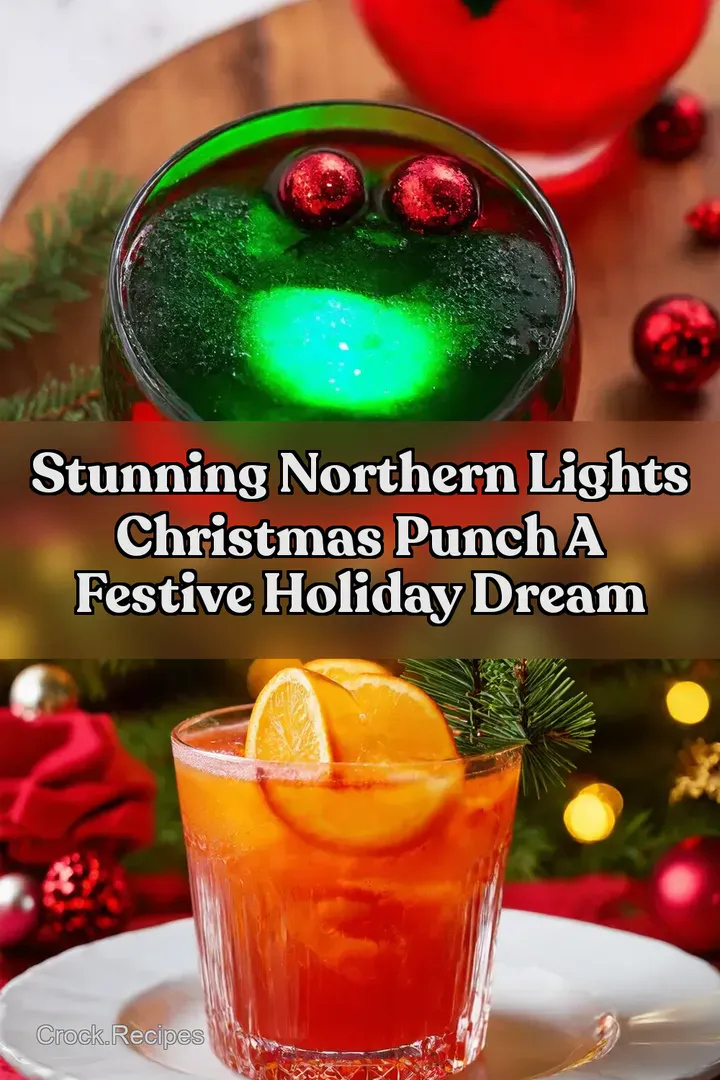 Stunning Northern Lights Christmas Punch A Festive Holiday Dream