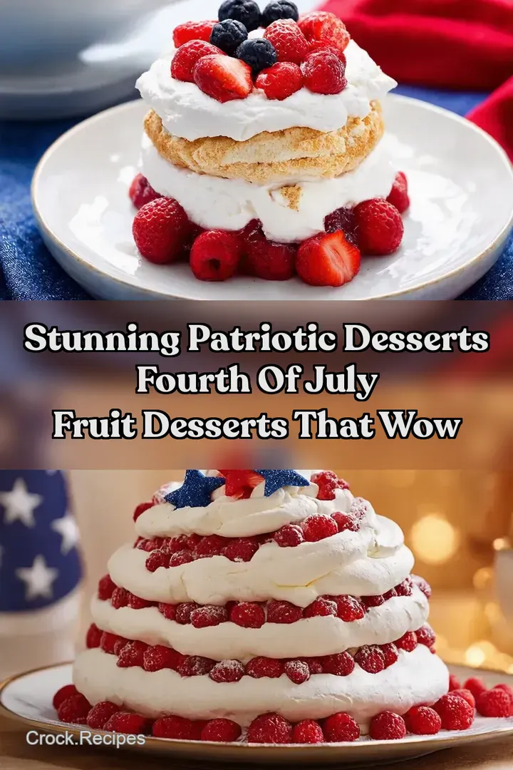 Stunning Patriotic Desserts Fourth of July Fruit Desserts That Wow : PIN FOR LATER Stunning Patriotic Desserts Fourth of July Fruit Desserts That Wow