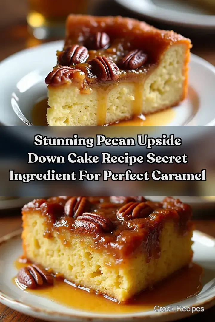 Stunning Pecan Upside Down Cake Recipe Secret Ingredient For Perfect Caramel
