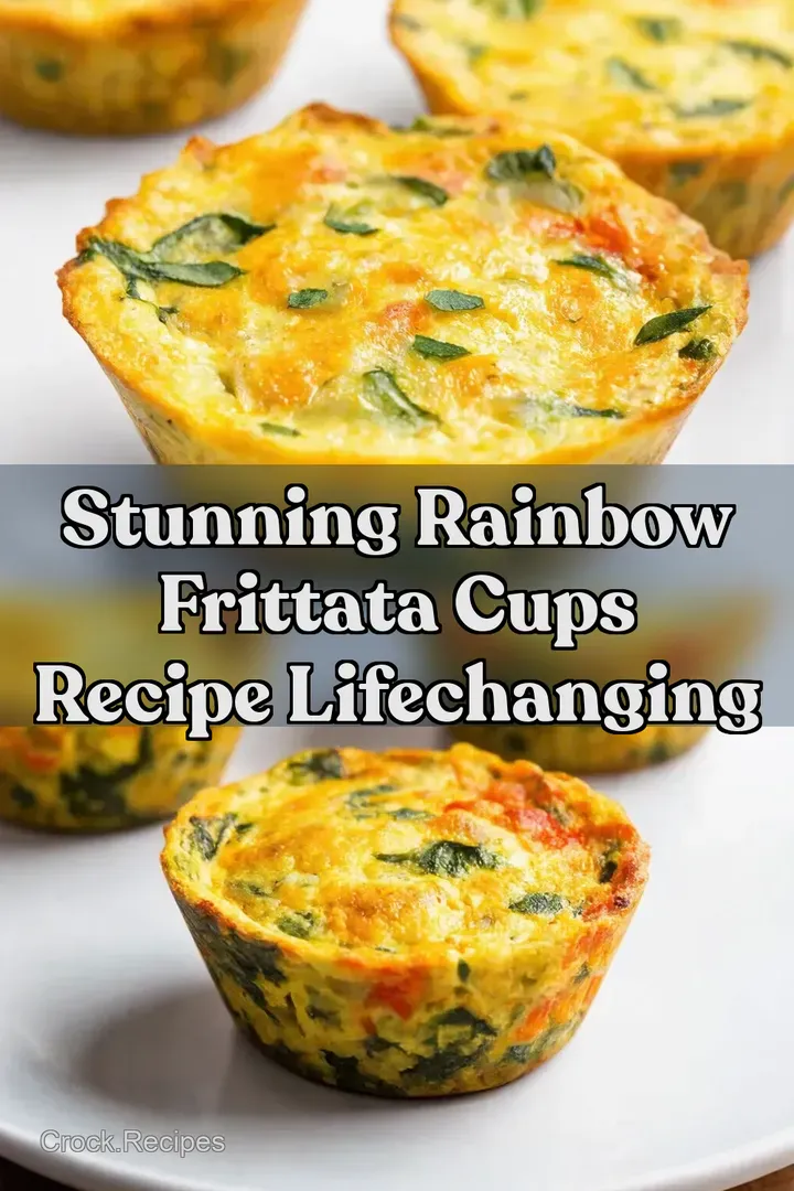Stunning Rainbow Frittata Cups Recipe LifeChanging