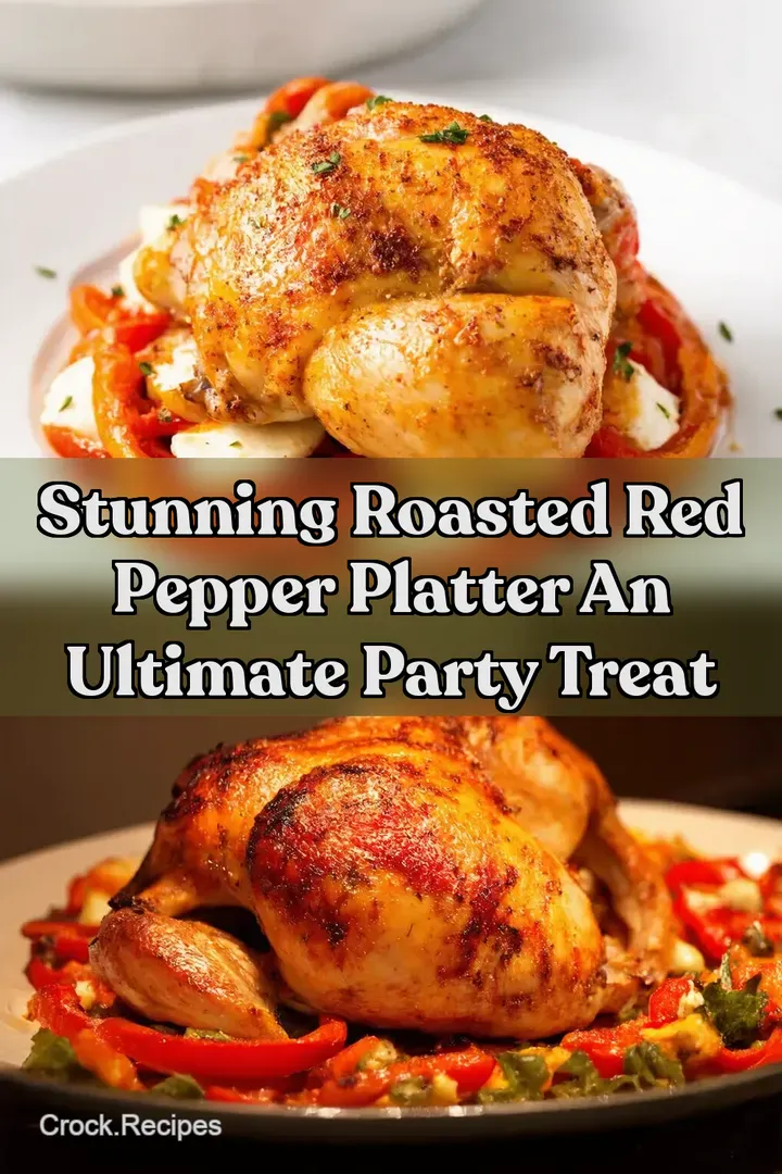 Stunning Roasted Red Pepper Platter An Ultimate Party Treat