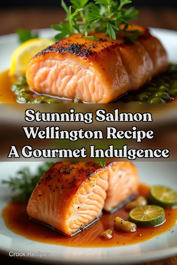Stunning Salmon Wellington Recipe A Gourmet Indulgence