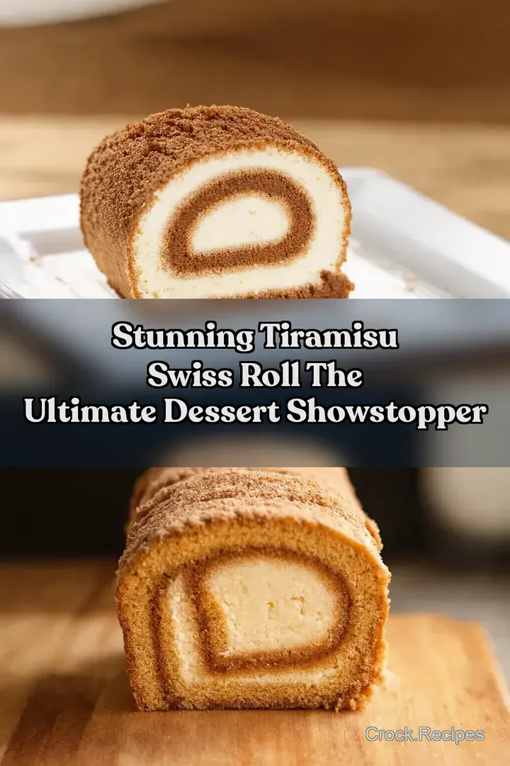 Stunning Tiramisu Swiss Roll The Ultimate Dessert Showstopper