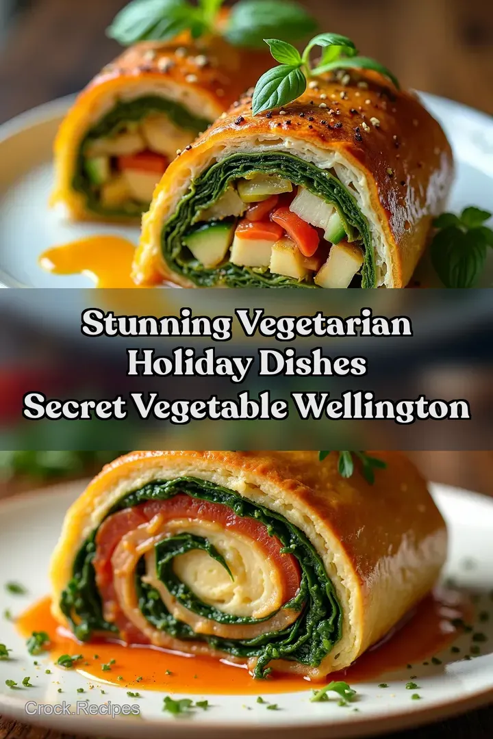 Stunning Vegetarian Holiday Dishes Secret Vegetable Wellington