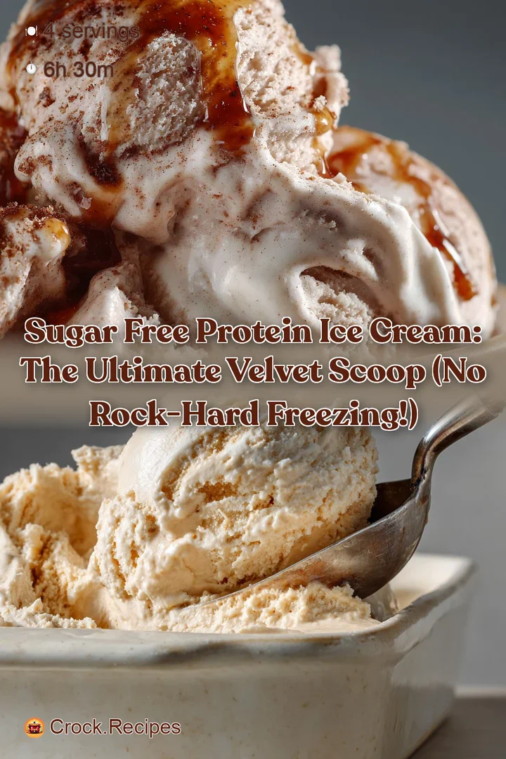 Sugar Free Protein Ice Cream: The Ultimate Velvet Scoop (No Rock-Hard Freezing!)