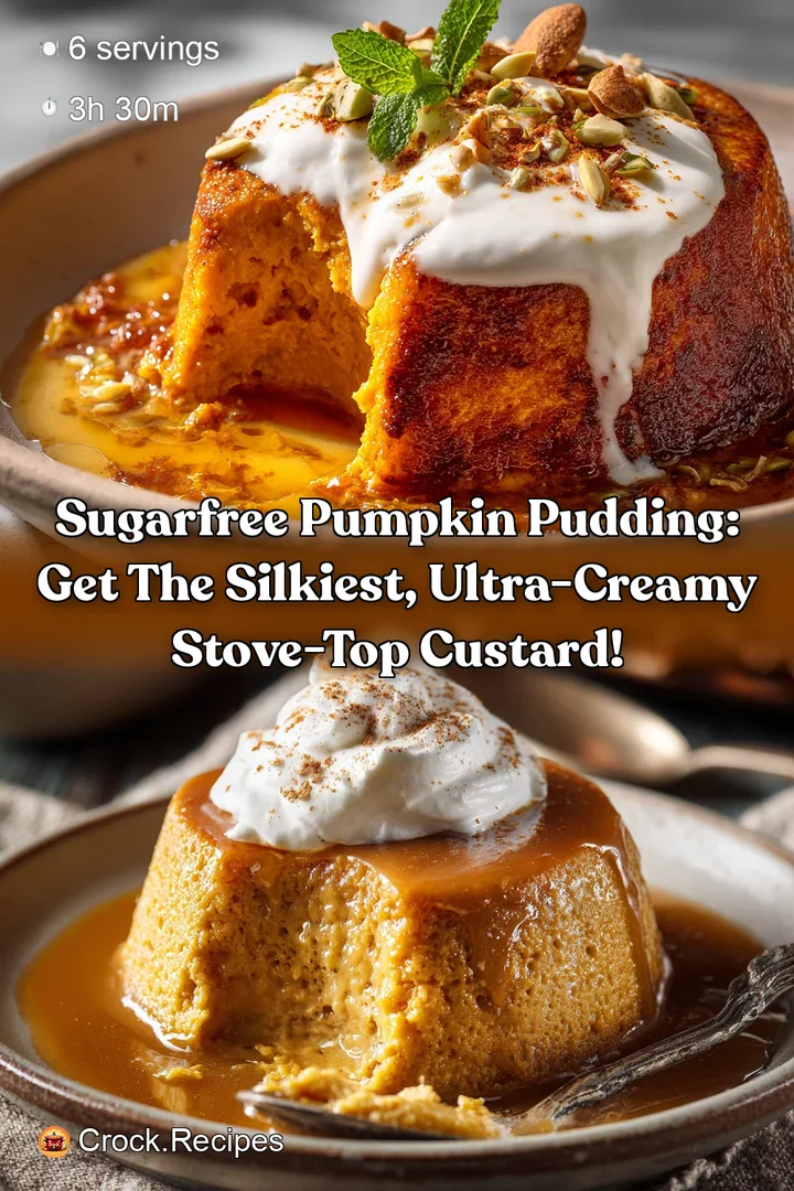 SugarFree Pumpkin Pudding: Get the Silkiest Ultra-Creamy Stove-Top Custard!