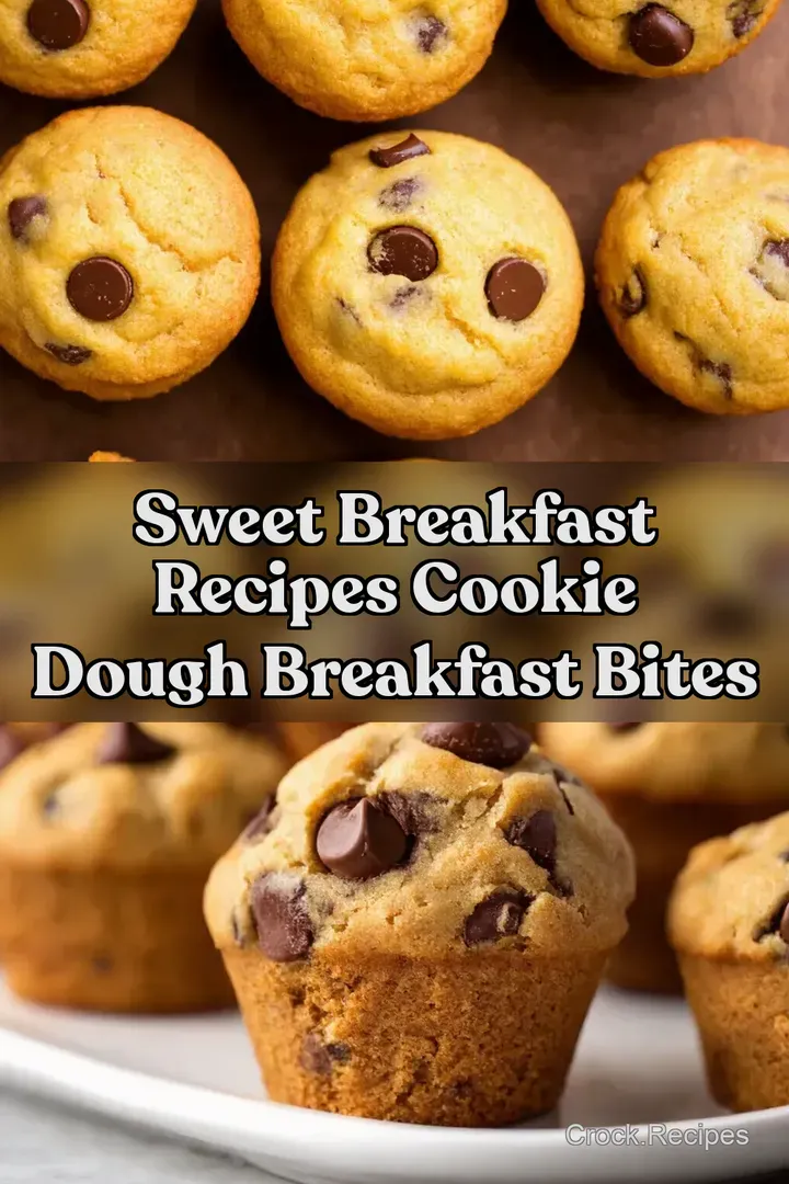 Sweet Breakfast Recipes Cookie Dough Breakfast Bites