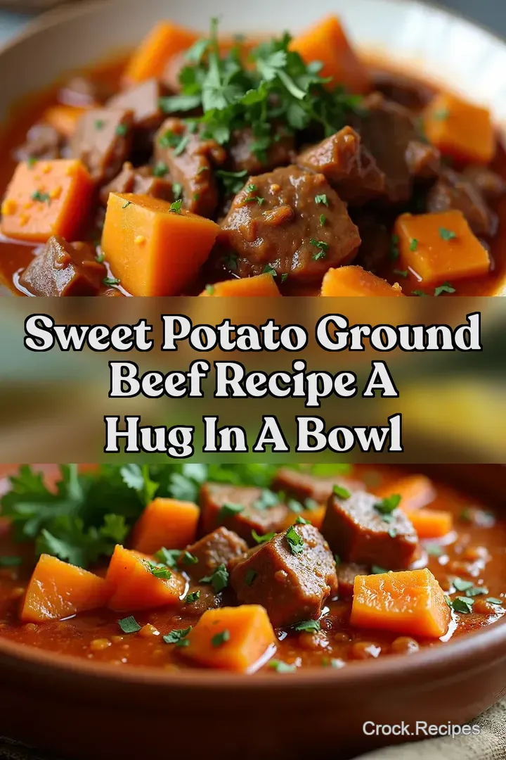 Sweet Potato Ground Beef Recipe A Hug in a Bowl