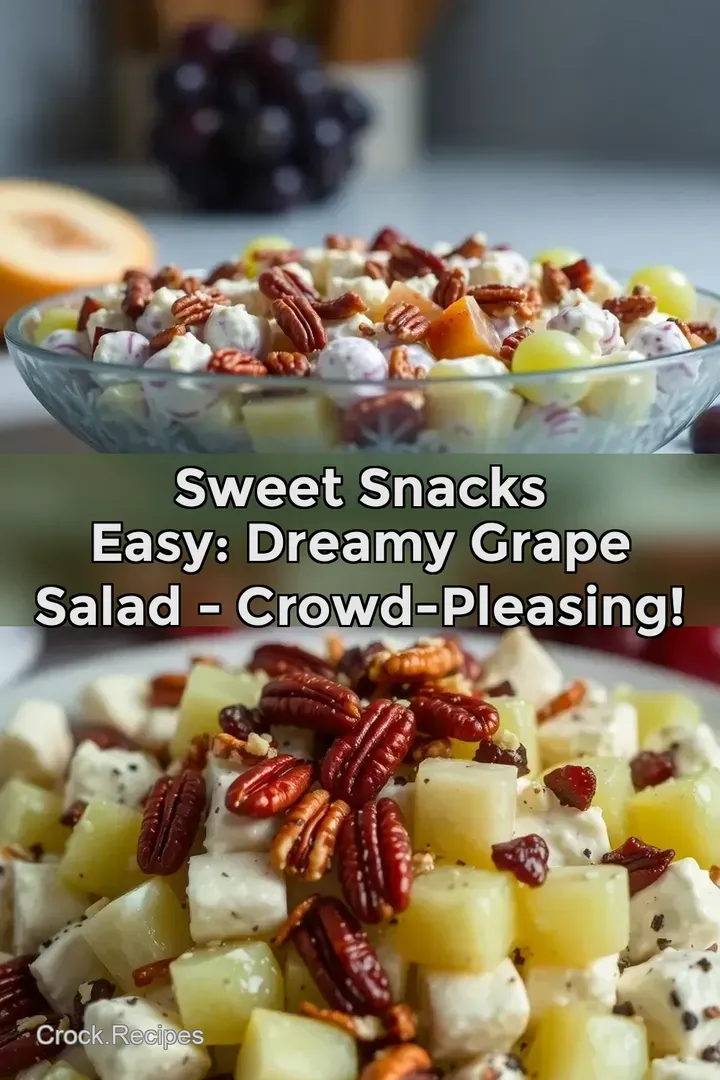 Sweet Snacks Easy: Dreamy Grape Salad - Crowd-Pleasing!