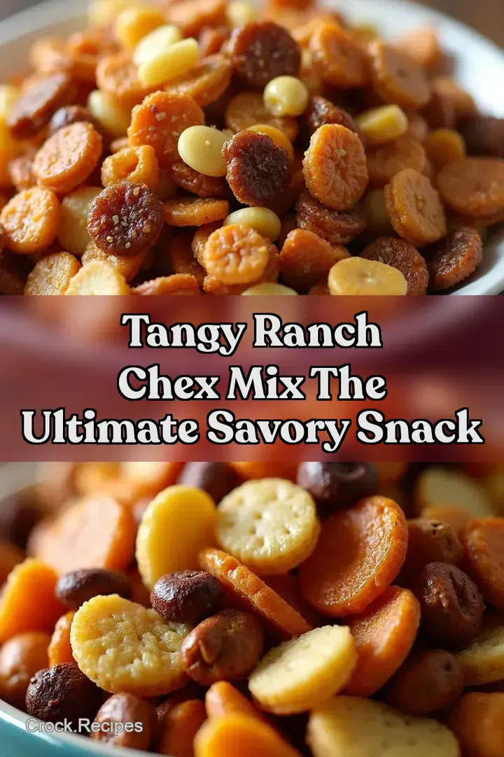 Tangy Ranch Chex Mix The Ultimate Savory Snack