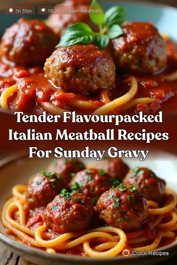 Tender FlavourPacked Italian Meatball Recipes for Sunday Gravy