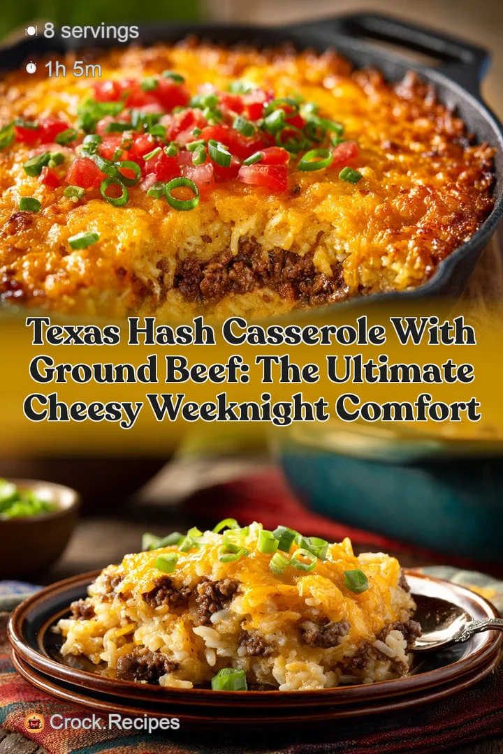 Texas Hash Casserole with Ground Beef: The Ultimate Cheesy Weeknight Comfort