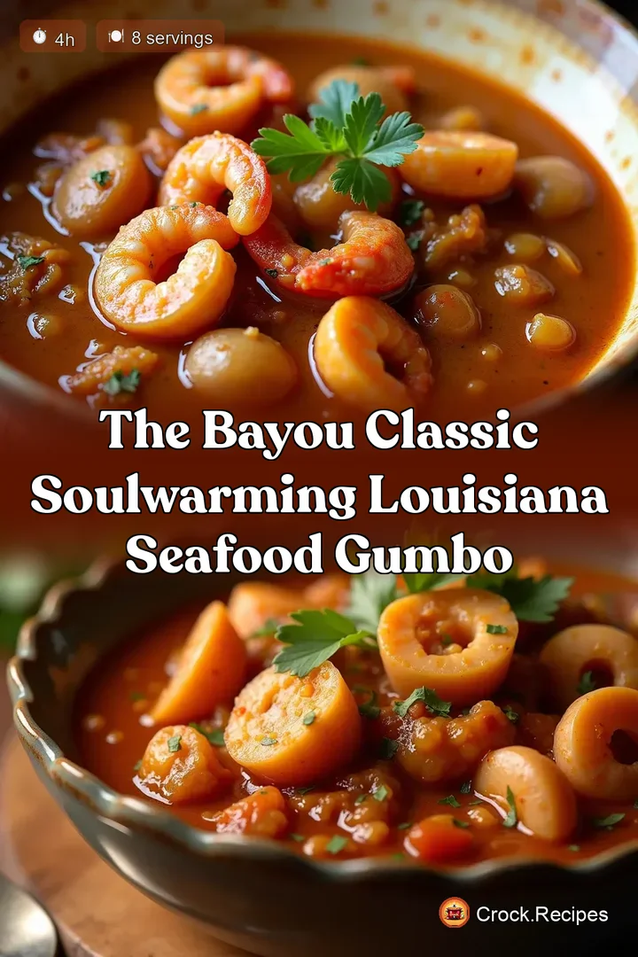 The Bayou Classic SoulWarming Louisiana Seafood Gumbo