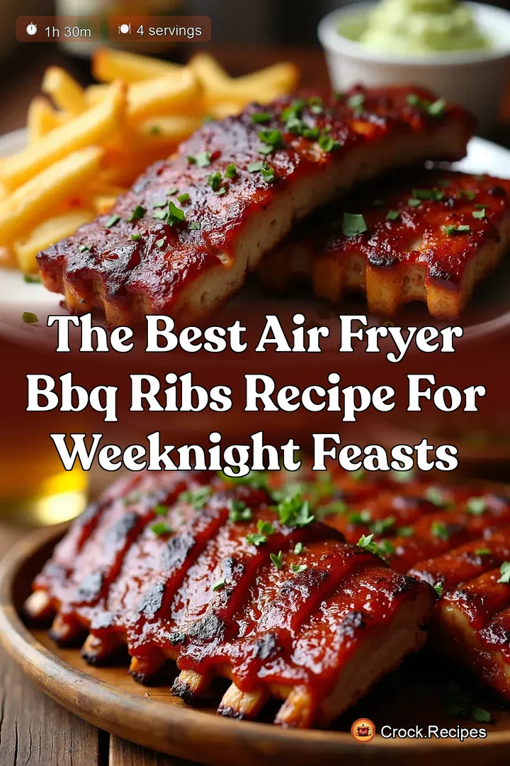 The Best Air Fryer BBQ Ribs Recipe for Weeknight Feasts
