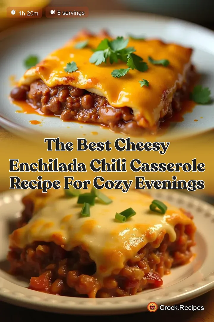 The Best Cheesy Enchilada Chili Casserole Recipe for Cozy Evenings