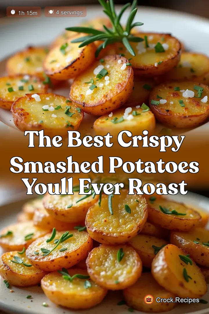 The Best Crispy Smashed Potatoes Youll Ever Roast