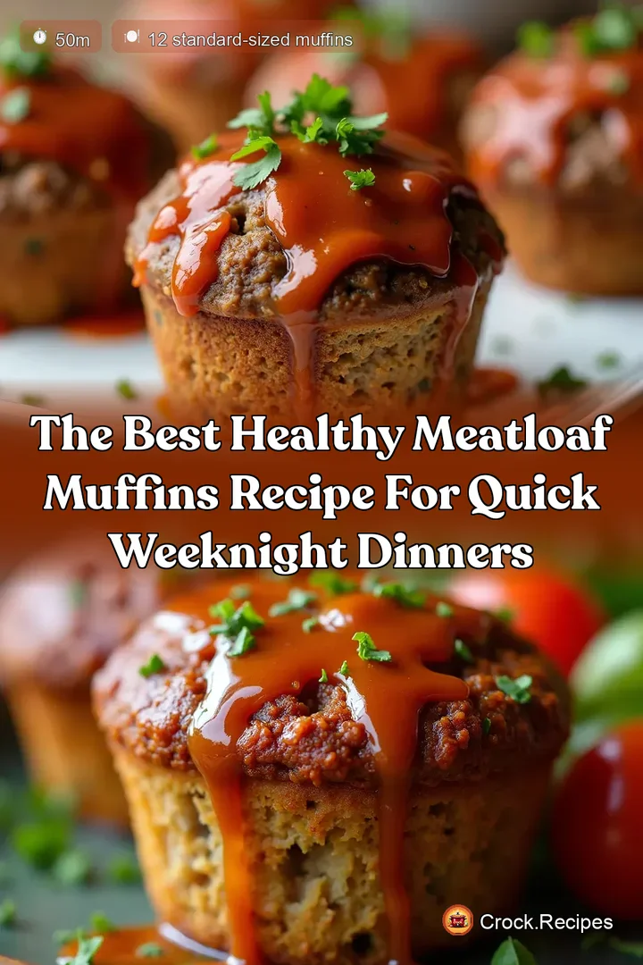 The Best Healthy Meatloaf Muffins Recipe for Quick Weeknight Dinners