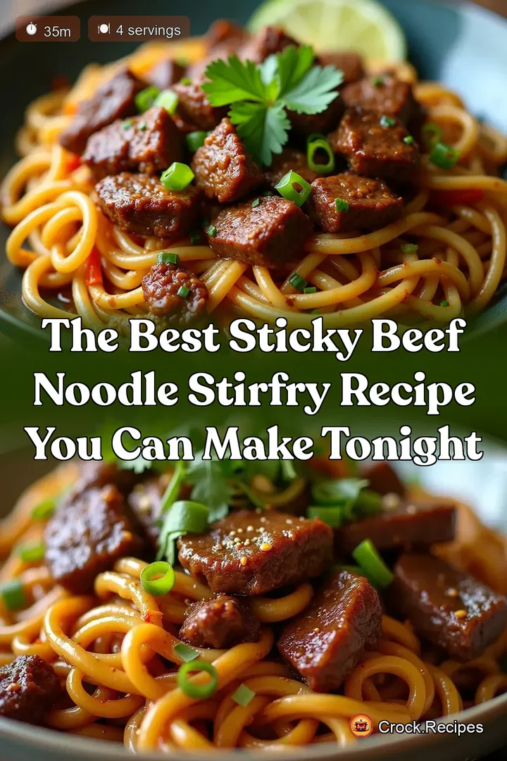 The Best Sticky Beef Noodle StirFry Recipe You Can Make Tonight