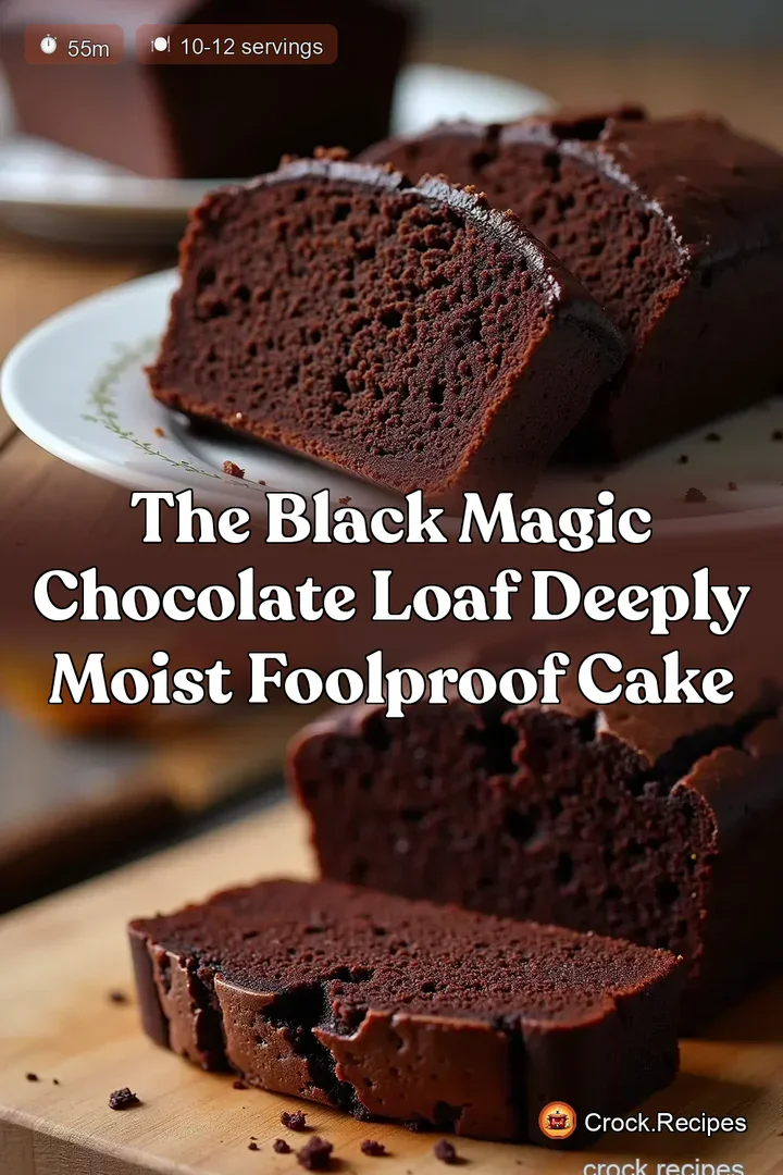 The Black Magic Chocolate Loaf Deeply Moist Foolproof Cake
