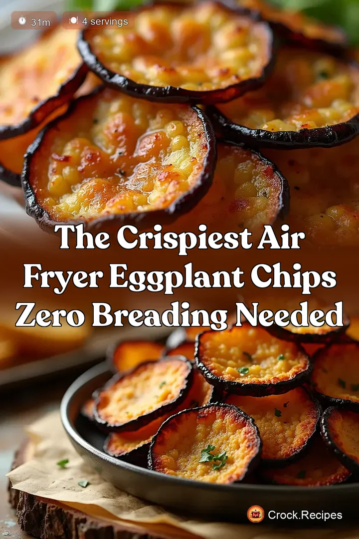 The Crispiest Air Fryer Eggplant Chips Zero Breading Needed