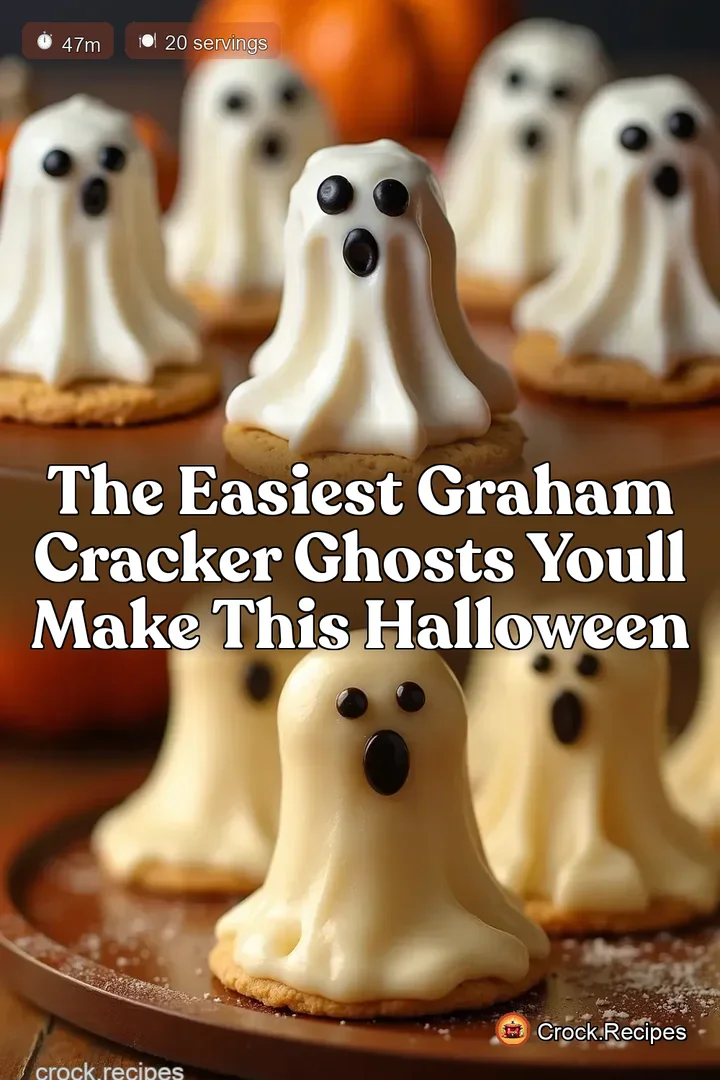 The Easiest Graham Cracker Ghosts Youll Make This Halloween