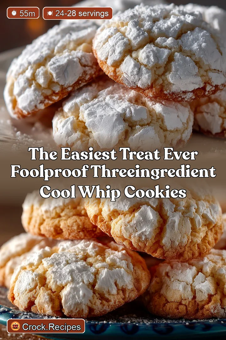 The Easiest Treat Ever Foolproof ThreeIngredient Cool Whip Cookies