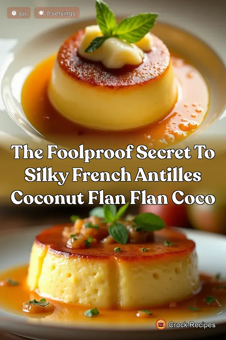 The Foolproof Secret to Silky French Antilles Coconut Flan Flan Coco
