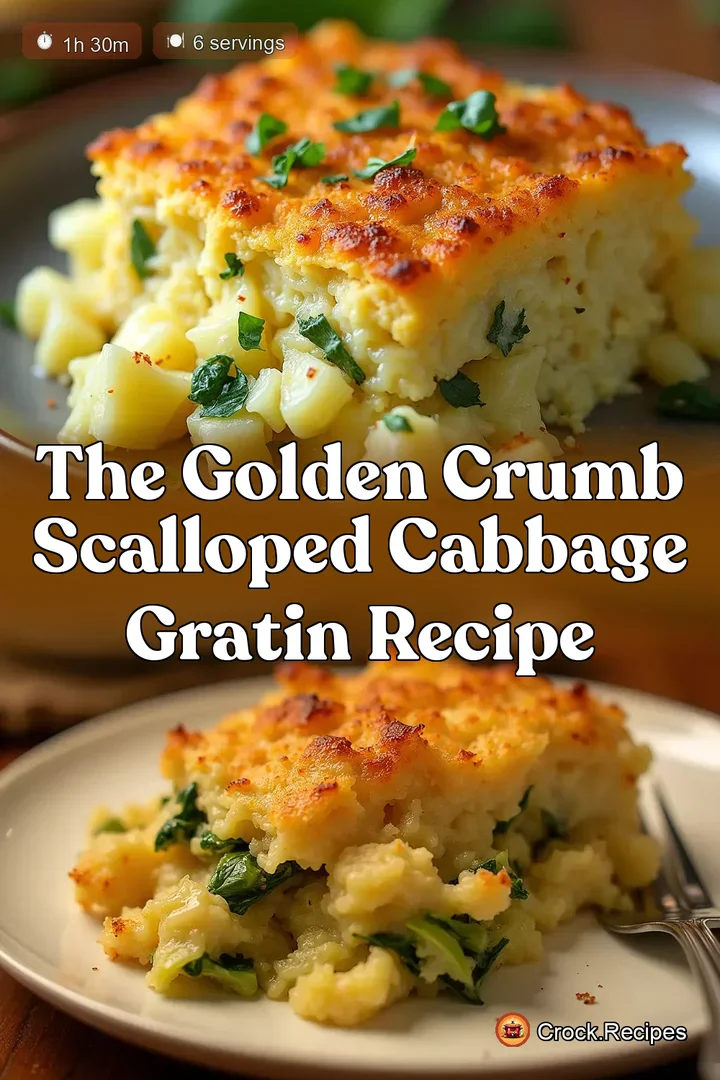 The Golden Crumb Scalloped Cabbage Gratin Recipe