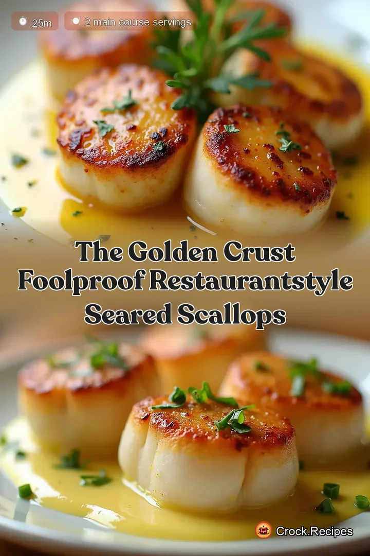 The Golden Crust Foolproof RestaurantStyle Seared Scallops