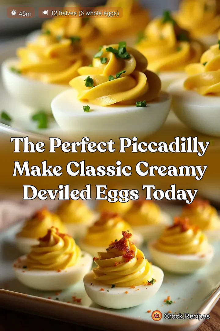 The Perfect Piccadilly Make Classic Creamy Deviled Eggs Today