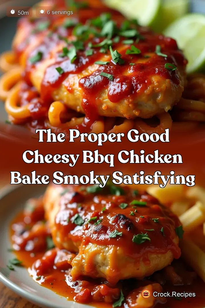 The Proper Good Cheesy BBQ Chicken Bake Smoky Satisfying
