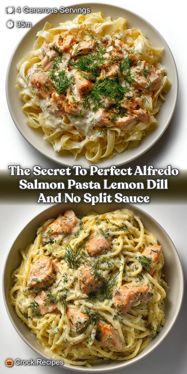 The Secret to Perfect Alfredo Salmon Pasta Lemon Dill and No Split Sauce