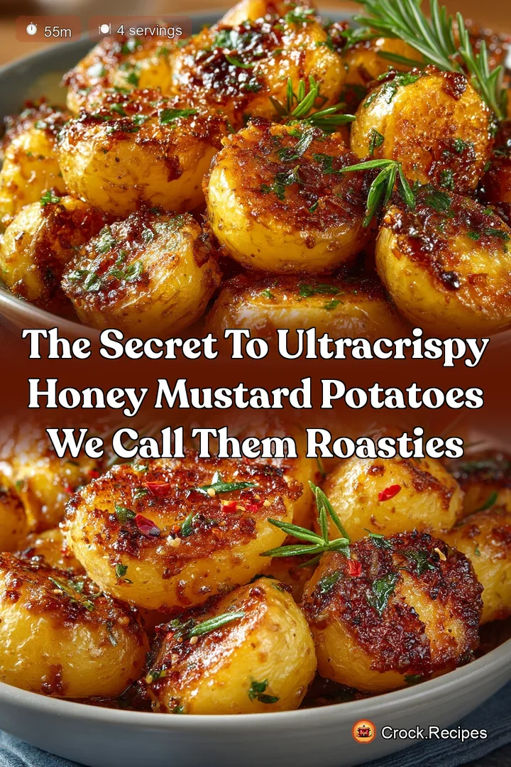 The Secret to UltraCrispy Honey Mustard Potatoes We call them Roasties