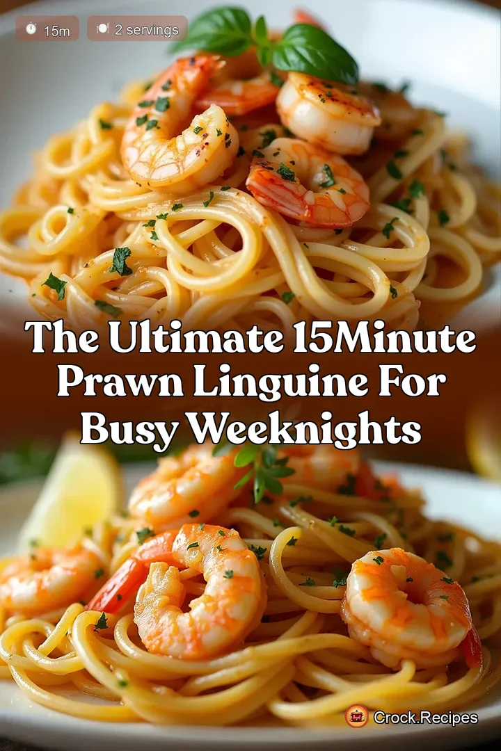 The Ultimate 15Minute Prawn Linguine for Busy Weeknights