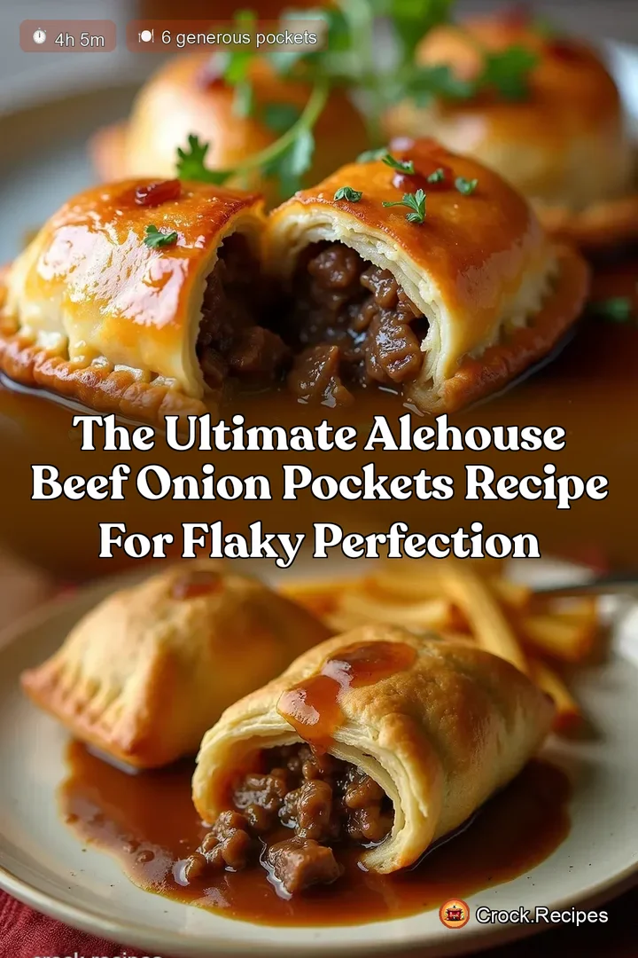 The Ultimate Alehouse Beef Onion Pockets Recipe for Flaky Perfection