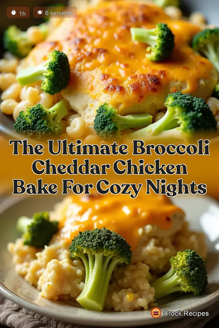The Ultimate Broccoli Cheddar Chicken Bake for Cozy Nights