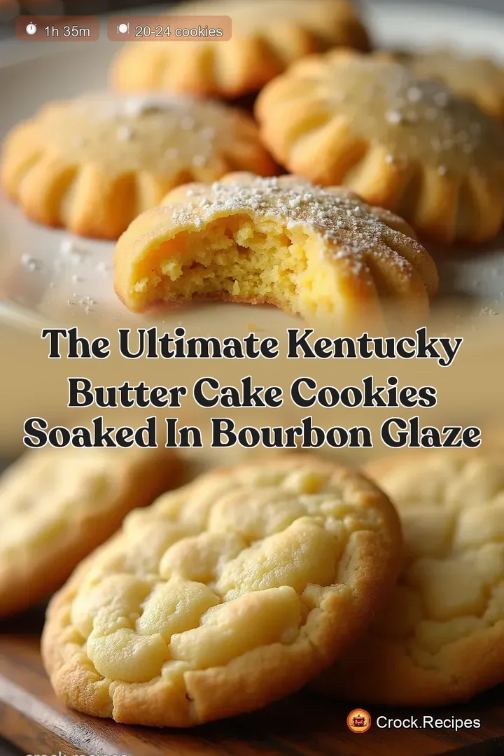 The Ultimate Kentucky Butter Cake Cookies Soaked in Bourbon Glaze