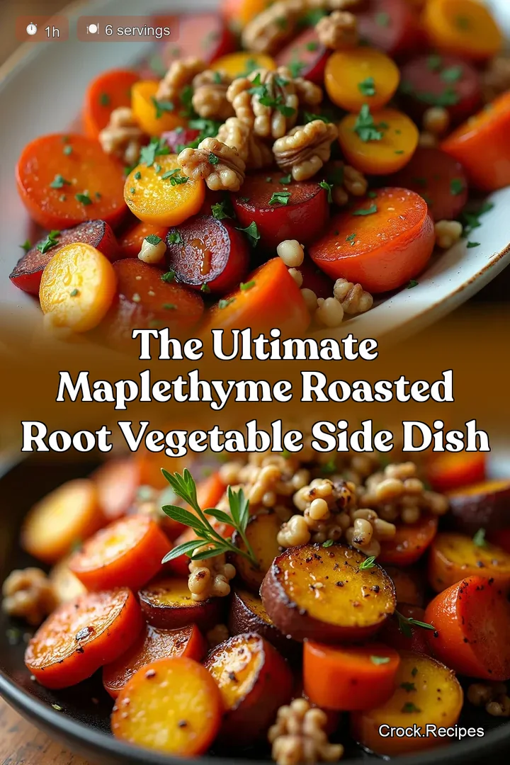 The Ultimate MapleThyme Roasted Root Vegetable Side Dish