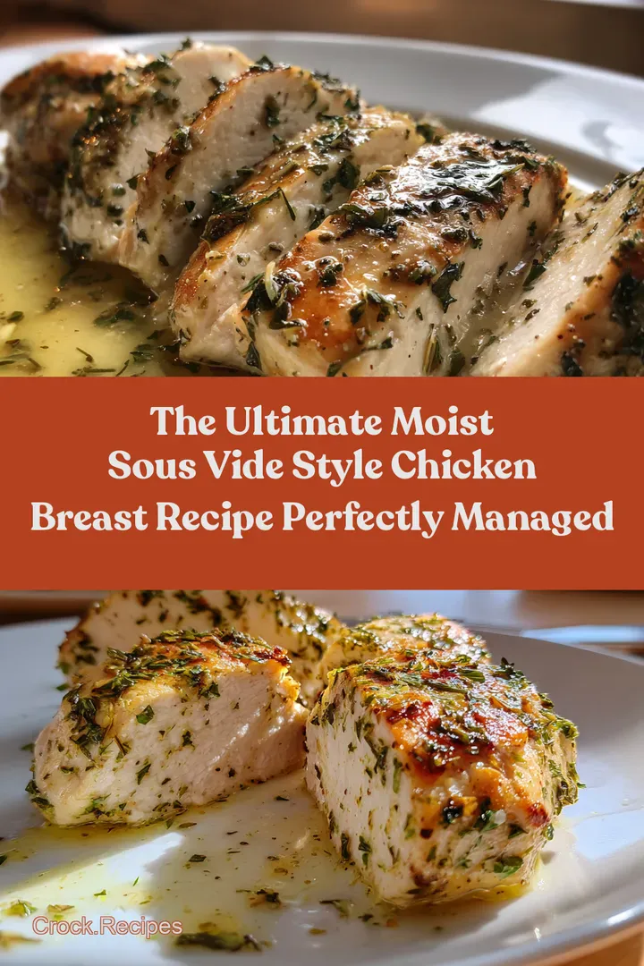 The Ultimate Moist Sous Vide Style Chicken Breast Recipe Perfectly Managed